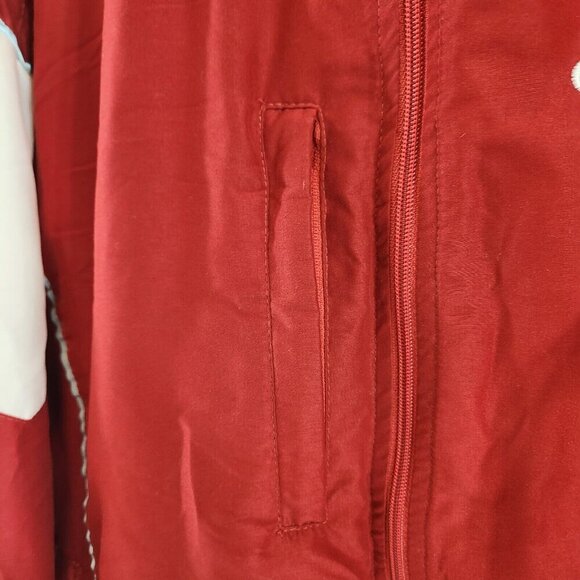 Royal Military College Track Jacket Mens Size Small Red White Canada RMC CMR - Picture 2 of 13